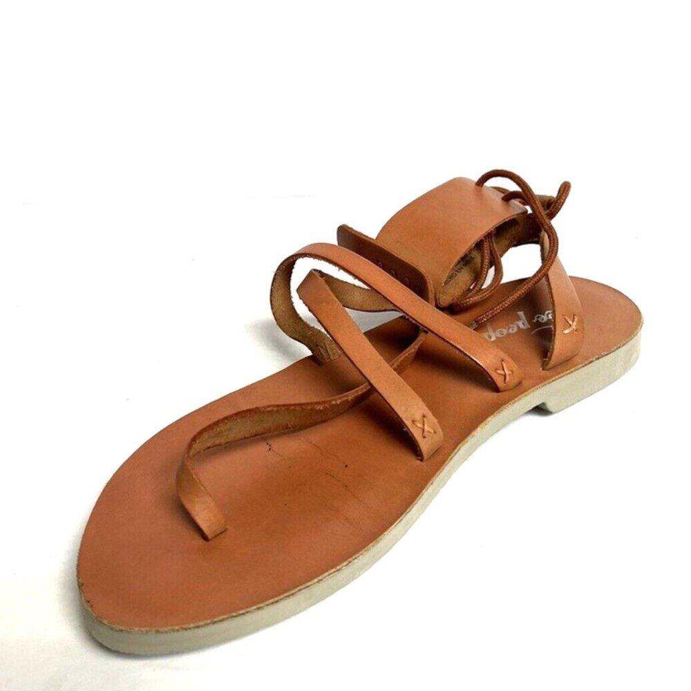 Free People Womens Day Wrap Sandal Brown EU39 M US9